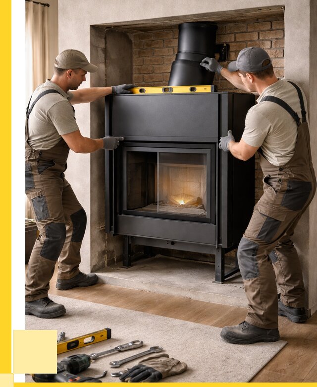 Установка каминных топок в Надыме под ключ от 18680 р. | ЭриданНдм