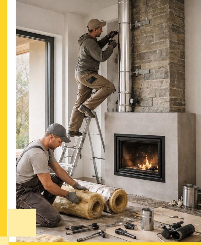 Монтаж дымоходов для каминов в Надыме от 15567 р. ЭриданНдм