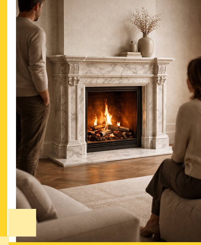 Мраморные камины под ключ в Надыме от 259450 р. | ЭриданНдм