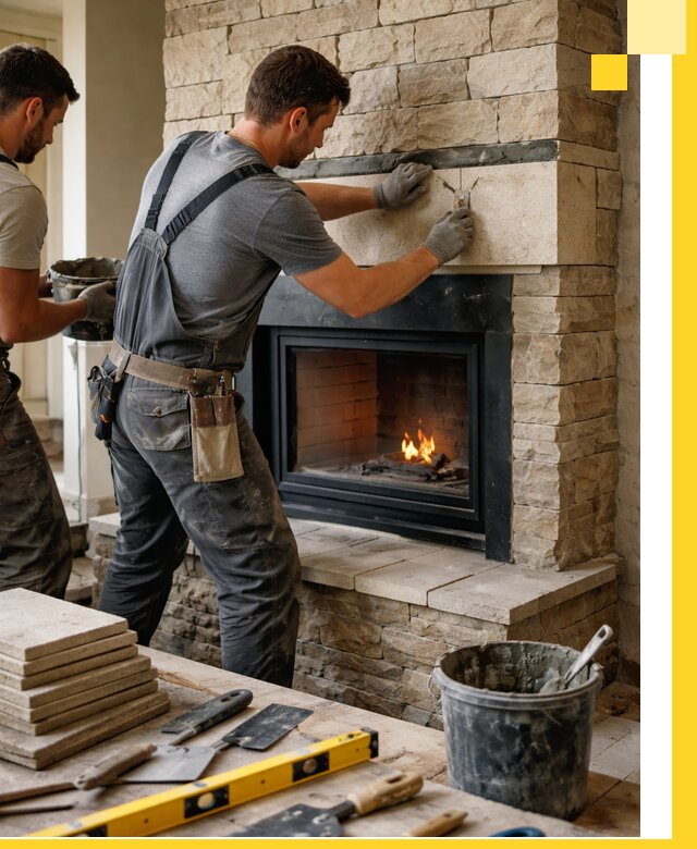 Проектирование и установка открытых каминов в Надыме