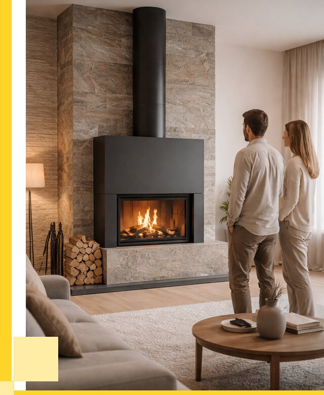 Закрытые камины под ключ в Надыме от 124536 р., ЭриданНдм