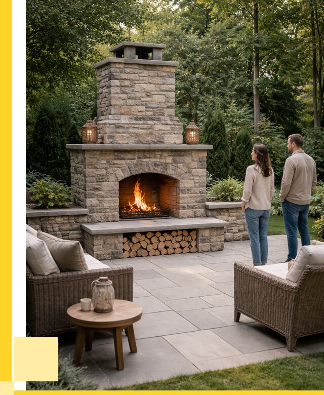 Уличные камины из кирпича в Надыме от 155670 р. | ЭриданНдм