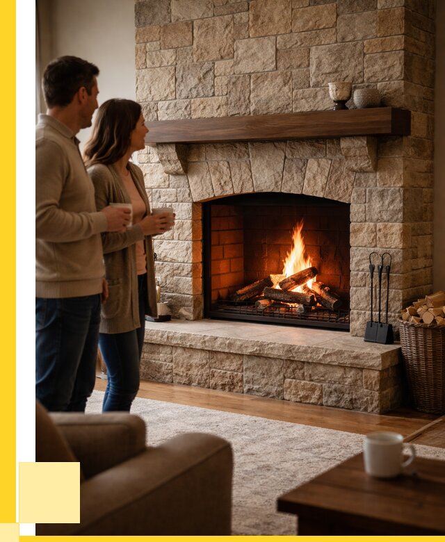 Каменные камины на заказ в Надыме от 186804 р. | ЭриданНдм