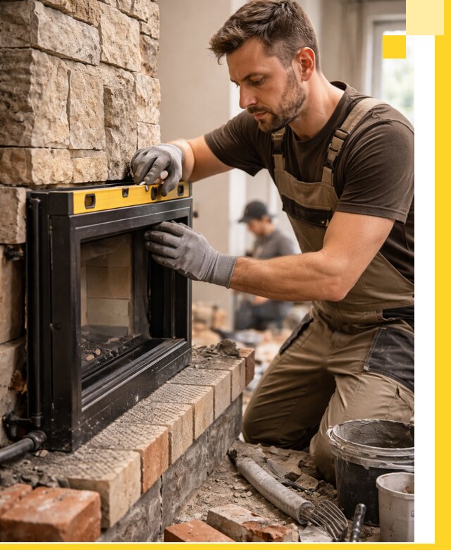 Дровяные камины под ключ в Надыме: монтаж, обустройство