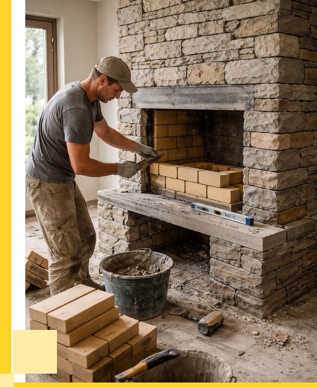 Кладка каминов и камина в Надыме от 25945 р. ЭриданНдм