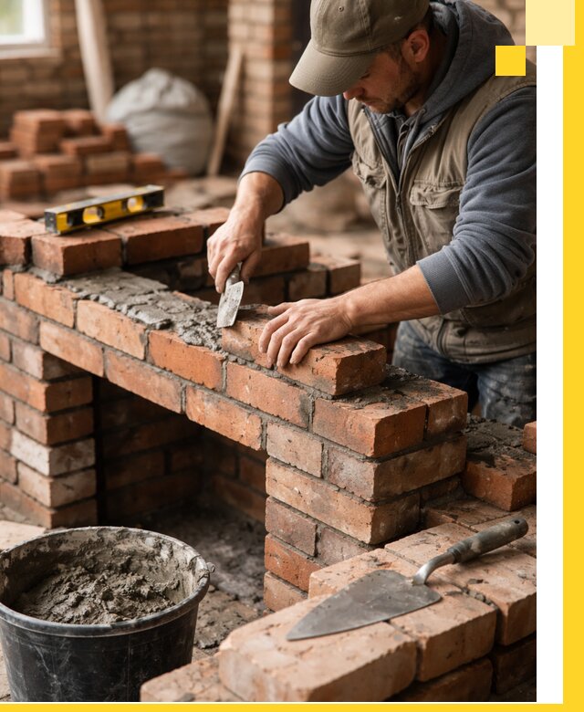 Кладка каминов под ключ в Надыме профессиональная отделка и монтаж