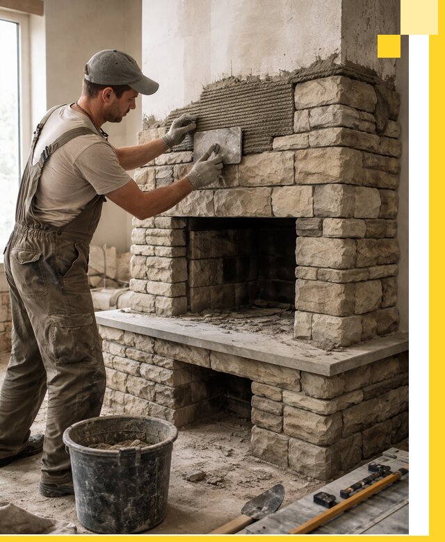 Строительство каминов под ключ в Надыме от проектирования до монтажа