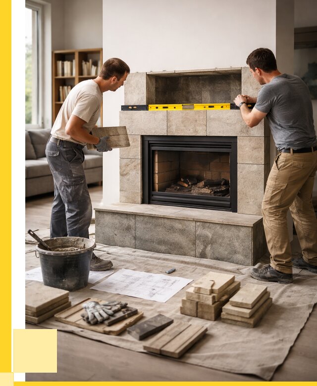 Монтаж каминов и установка в Надыме от 46701 р. | ЭриданНдм