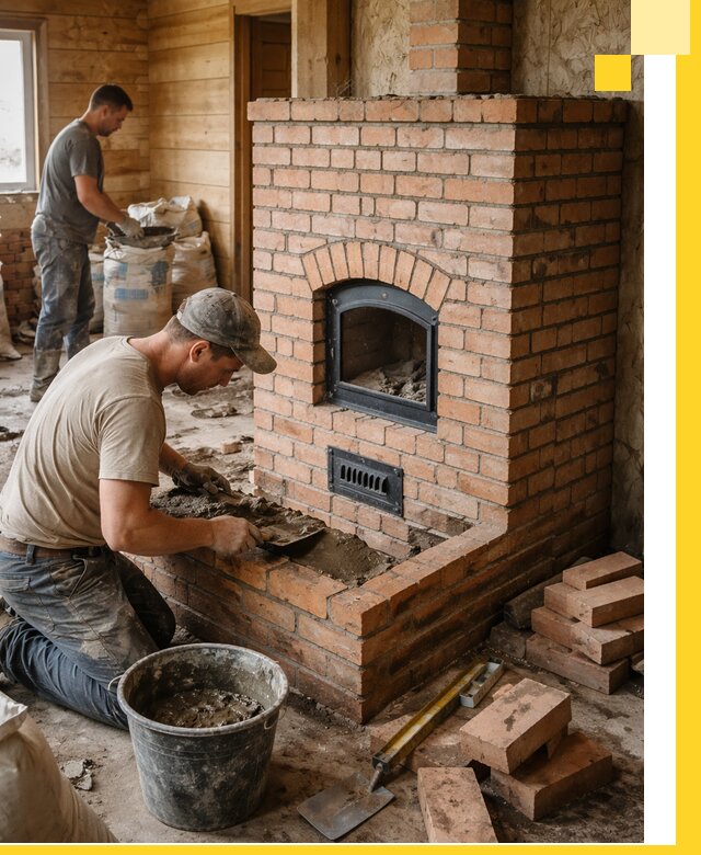 Профессиональное строительство печей в Надыме под ключ