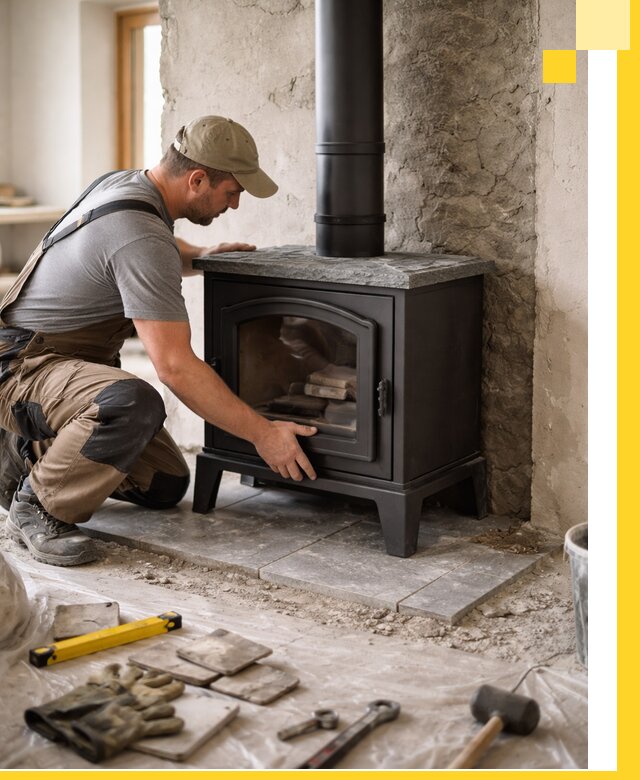 Профессиональный монтаж печей и каминов в Надыме под ключ