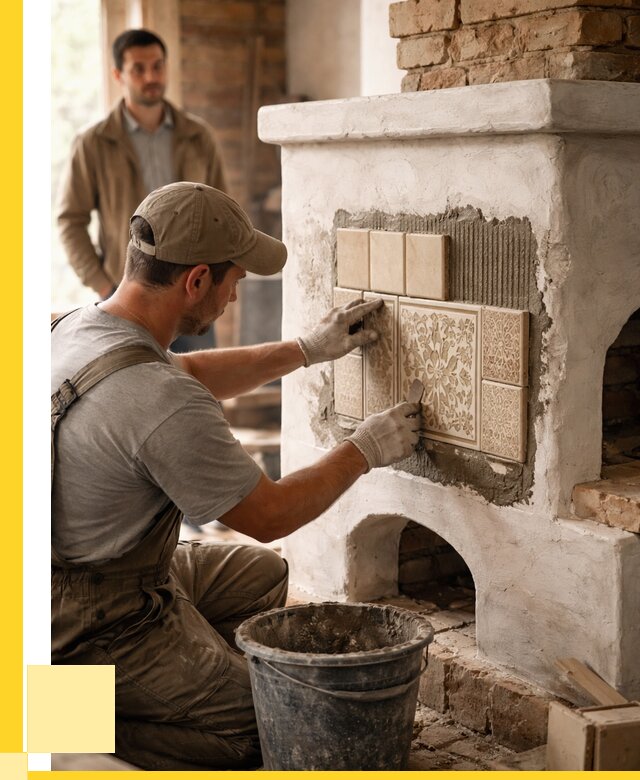 Отделка печей и банных печей в Надыме от 36323 р. | ЭриданНдм