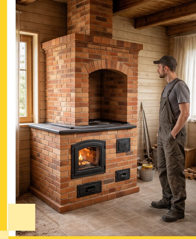 Кирпичные печи в Надыме: купить от 155670 р. | ЭриданНдм