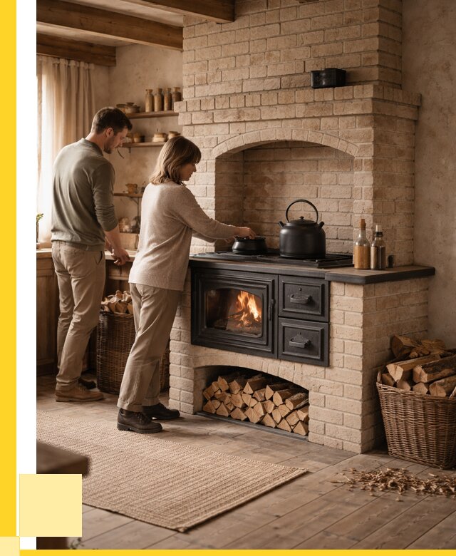 Печи с плитой в Надыме от 46701 р. | ЭриданНдм — кирпичная печь