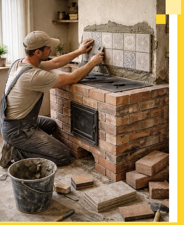 Печи с плитой на заказ монтаж гарантия и сервис в Надыме