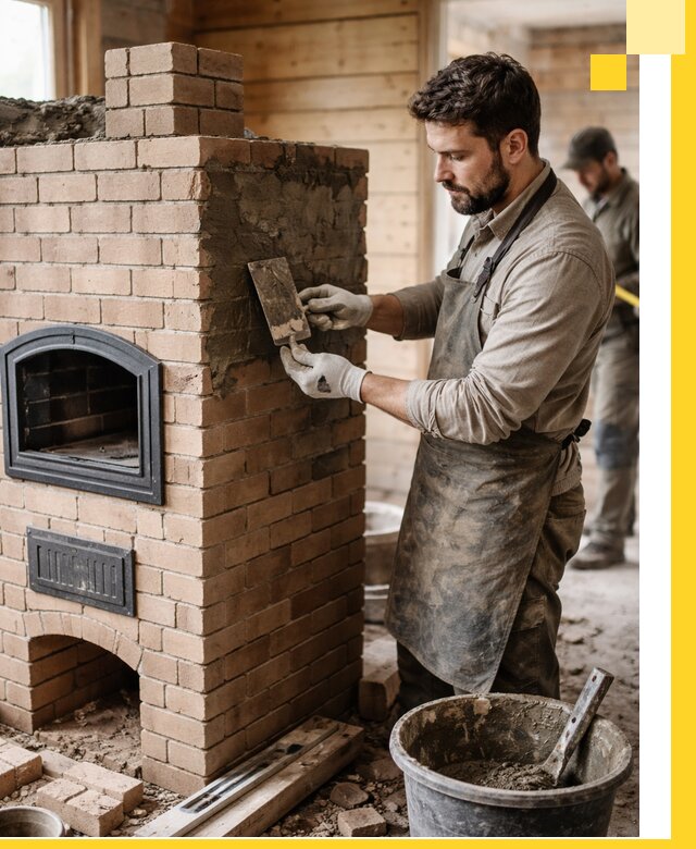 Изготовление и установка печей-шведок под ключ в Надыме