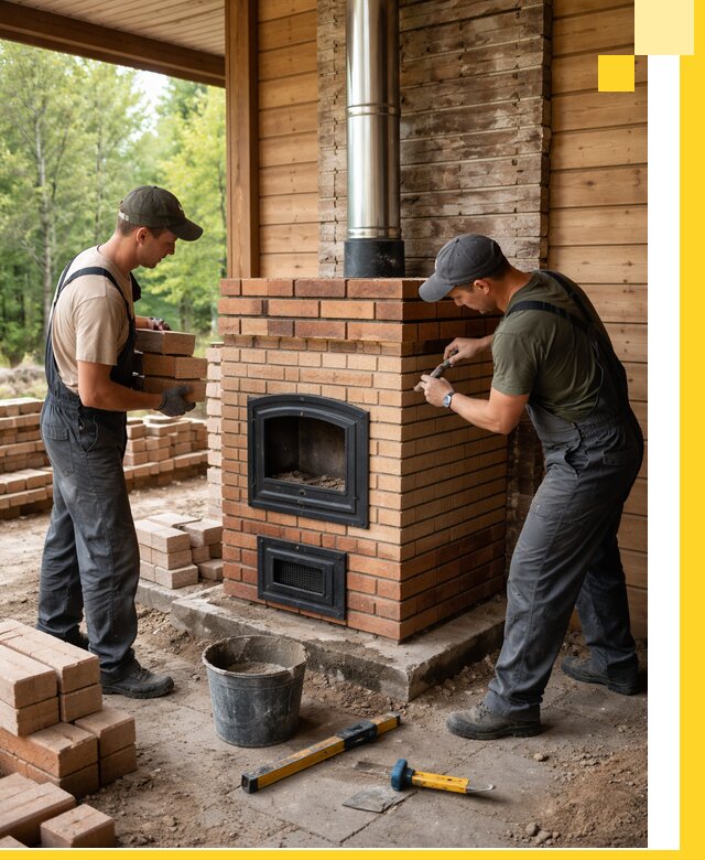 Производство и установка дачных печей под ключ в Надыме