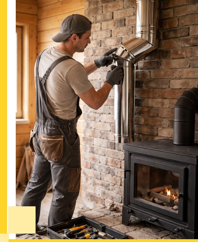 Монтаж дымоходов для печей в Надыме от 7784 р. | ЭриданНдм