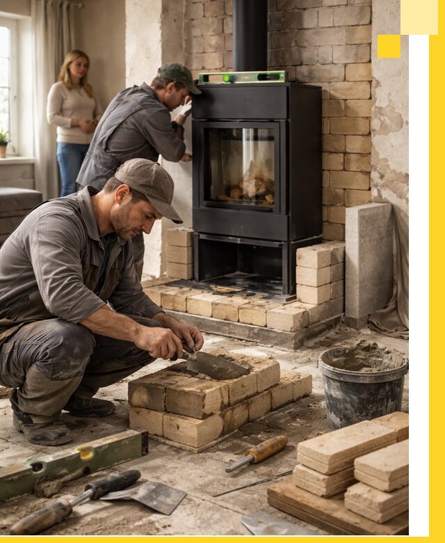 Печи и камины под ключ: проект, установка в Надыме