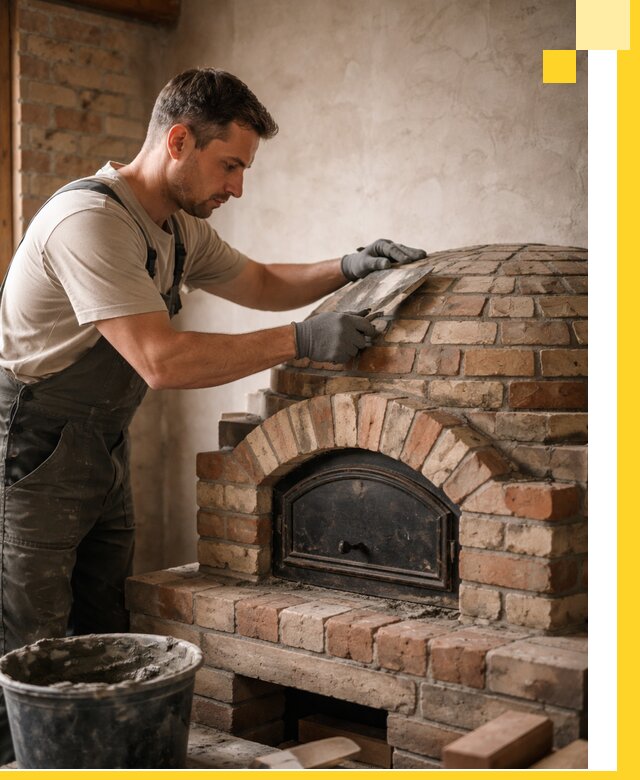 Изготовление и монтаж помпейских печей на заказ в Надыме