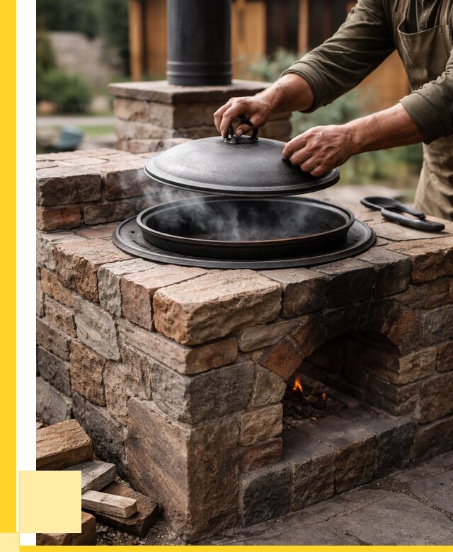 Печи для казана в Надыме по цене от 18680 р. | ЭриданНдм