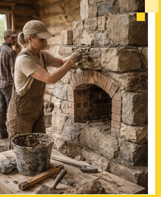 Каменные печи на заказ и монтаж в Надыме, долговечные решения