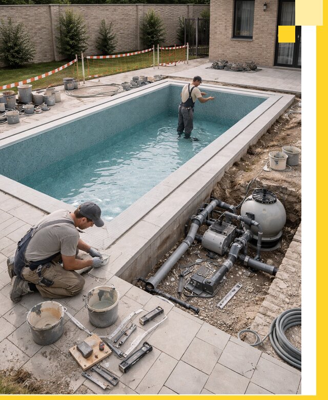 Строительство бассейнов под ключ в Надыме: проекты и монтаж