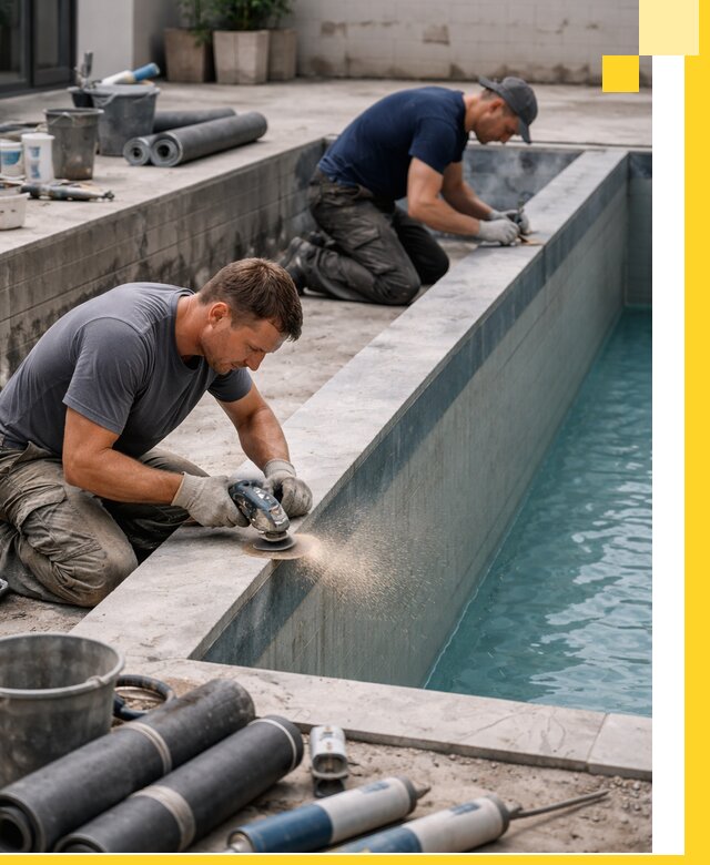 Профессиональный ремонт бассейнов под ключ в Надыме