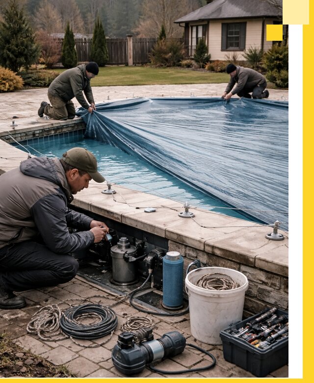 Консервация бассейнов в Надыме: подготовка к длительному хранению