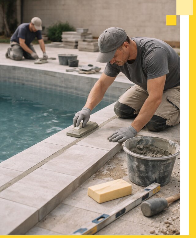 Отделка бассейнов в Надыме: декоративная отделка и гидроизоляция