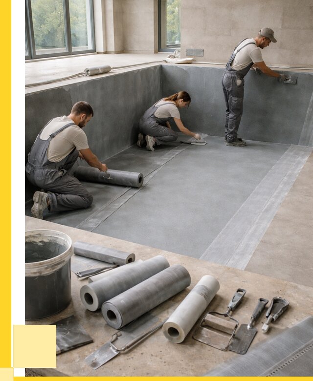 Гидроизоляция бассейнов в Надыме от 2076 р., ЭриданНдм