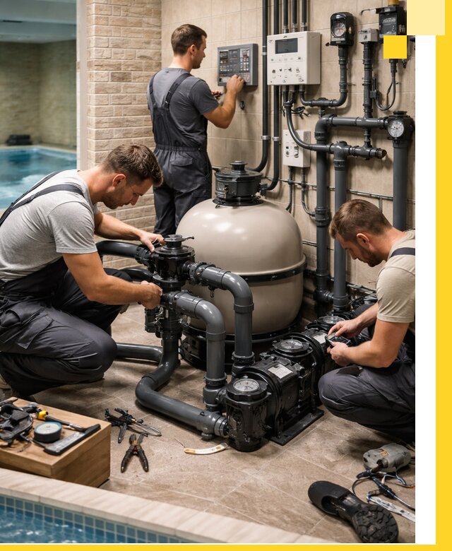 Комплексное оборудование для бассейнов под ключ в Надыме