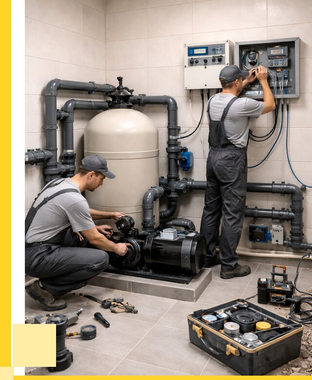 Монтаж оборудования для бассейнов в Надыме от 41512 р. | ЭриданНдм