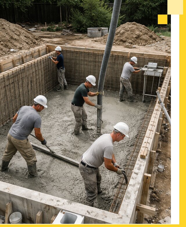 Строительство бетонных бассейнов под ключ в Надыме