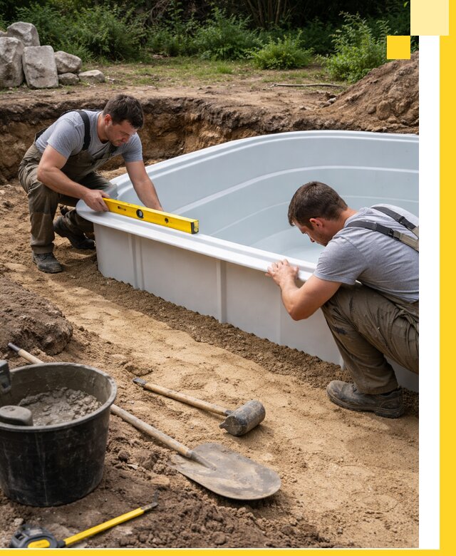 Производство и установка пластиковых бассейнов в Надыме под ключ
