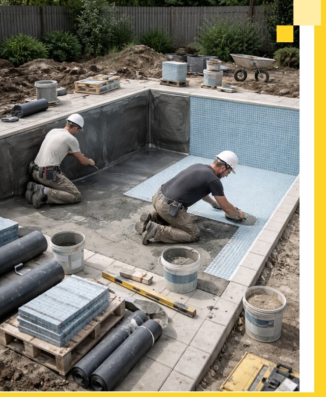 Проектирование и строительство стационарных бассейнов в Надыме