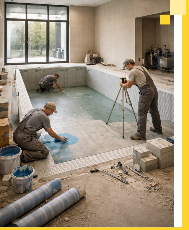 Проект и строительство закрытых бассейнов в Надыме под ключ