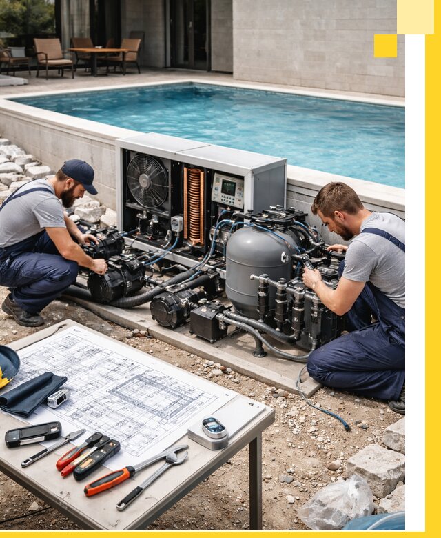 Проектирование и монтаж бассейнов с подогревом в Надыме