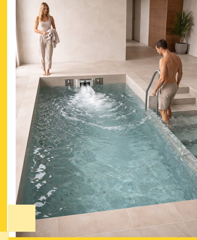 Бассейн с противотоком в Надыме от 259450 р. | ЭриданНдм