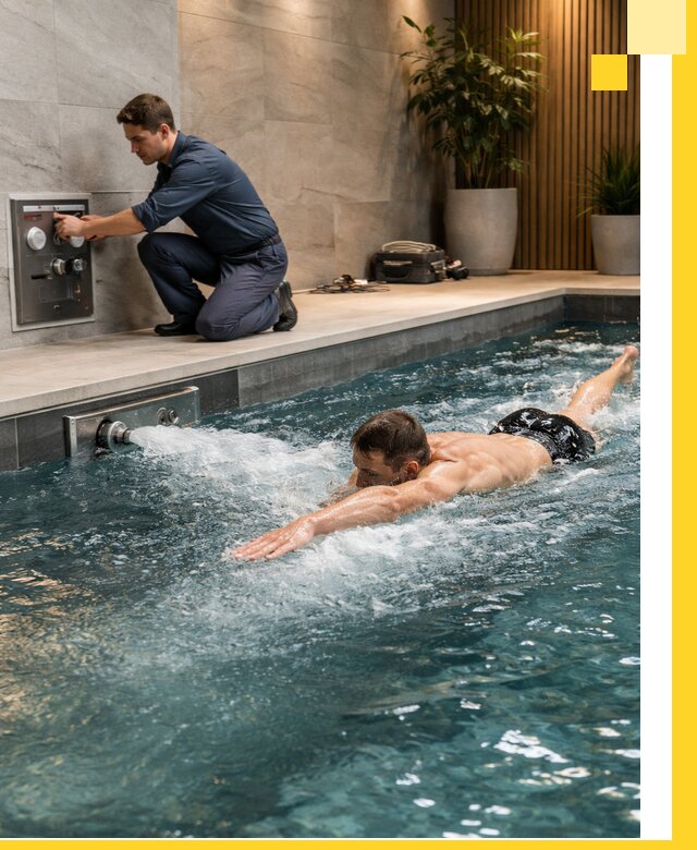 Проектирование и монтаж бассейнов с противотоком в Надыме