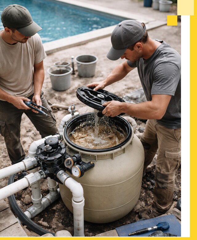 Установка и обслуживание песочных фильтров для бассейнов в Надыме