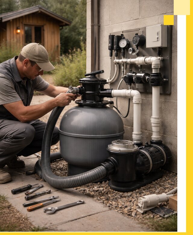 Продажа и монтаж фильтров и насосов для бассейнов в Надыме