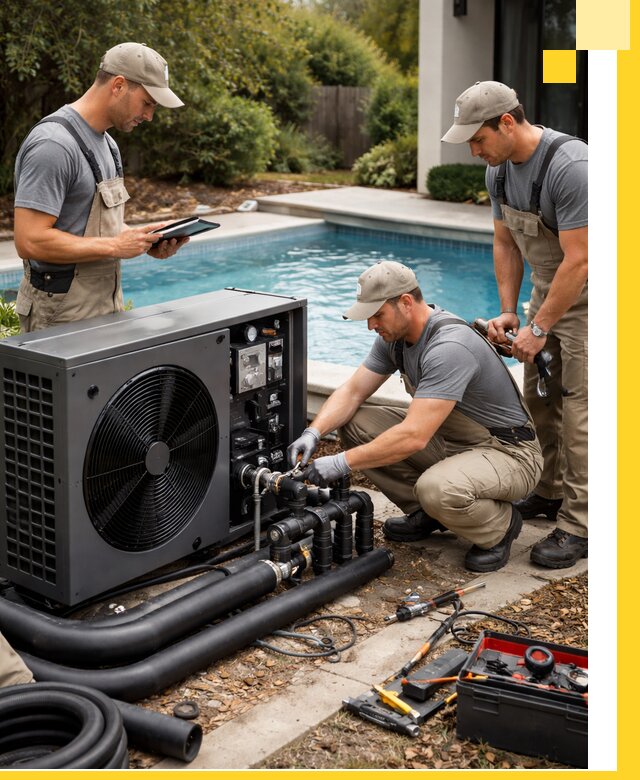 Проектирование и установка тепловых насосов для бассейнов в Надыме