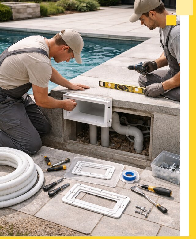 Поставка и установка скиммеров для бассейнов в Надыме