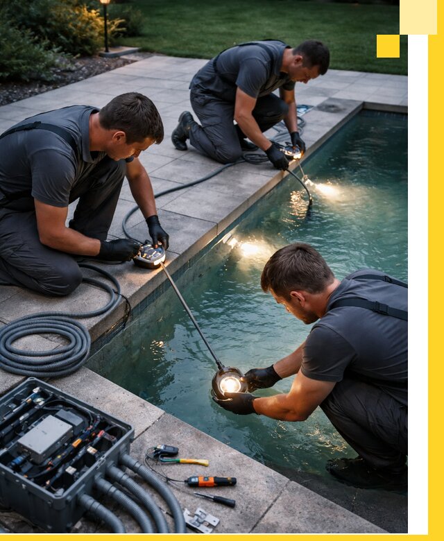 Профессиональное освещение бассейнов в Надыме: дизайн и монтаж