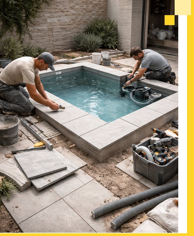 Мини бассейны под ключ в Надыме, дизайн и установка