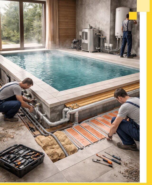 Проектирование и строительство тёплых бассейнов в Надыме