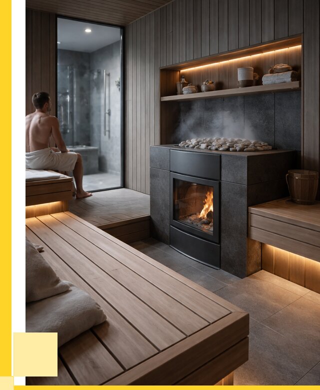 Проект сауны в частном доме в Надыме от 36323 р. | ЭриданНдм