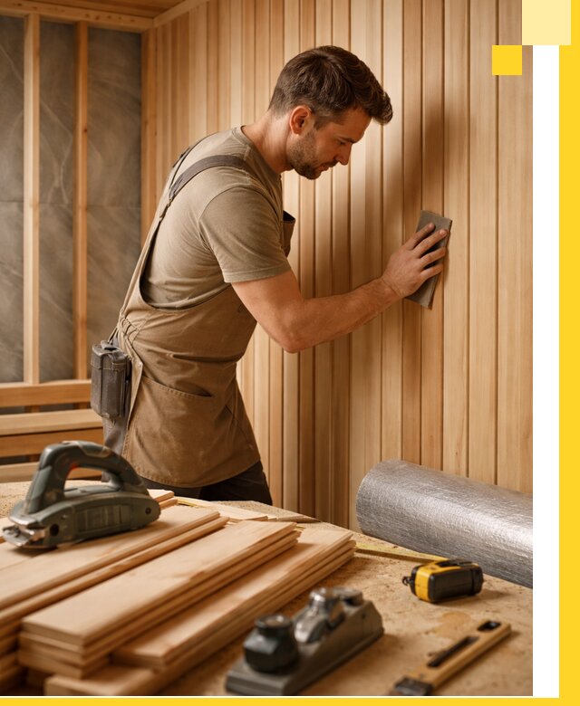 Профессиональная отделка саун и парных под ключ в Надыме