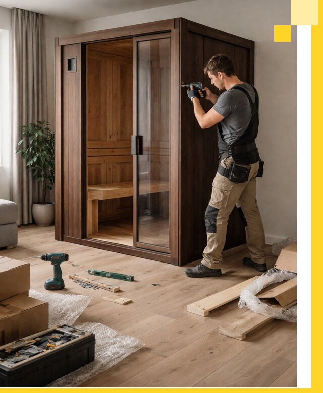 Установка и производство мини саун под ключ в Надыме