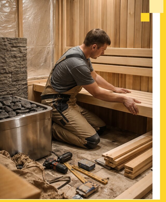 Сауны для дома под ключ с проектированием и монтажом в Надыме